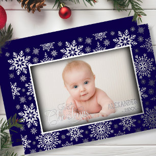 Snowflake Photo Silver Frame
