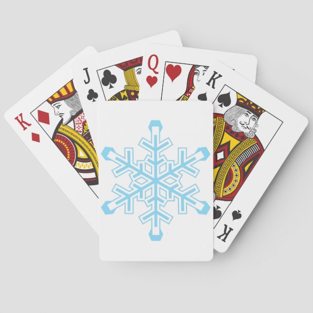 Snowflake Playing Cards (Back)