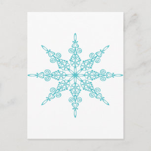 SNOWFLAKE POSTCARD