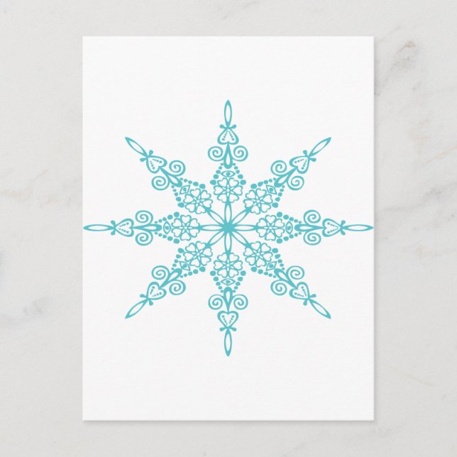 SNOWFLAKE POSTCARD (Front)