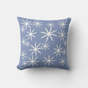 Snowflake  Print Cushion