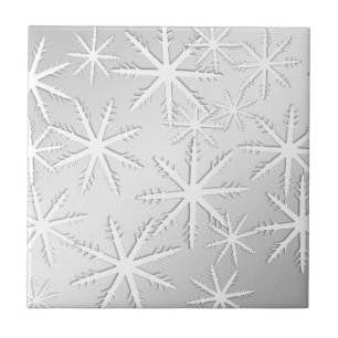 Snowflake  Print Tile