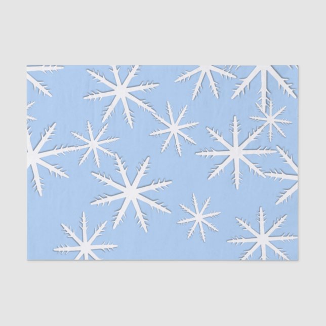 Snowflake  Print Tissue Paper (Front)