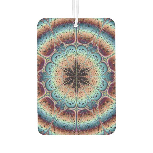 Snowflake Rectangle Air Freshener (Back)