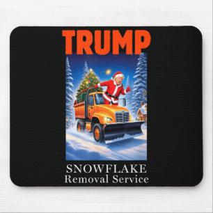 Snowflake Removal Service Conservative Christmas P Mouse Pad