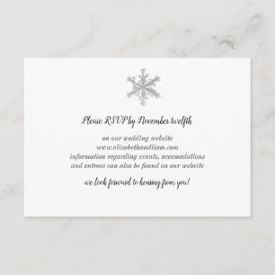 Snowflake Response Card