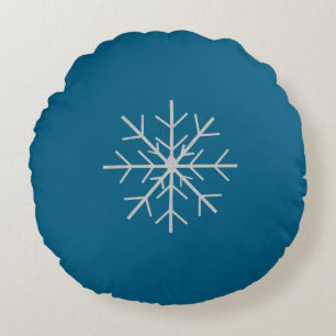 Snowflake  round cushion