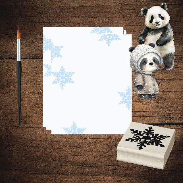 Snowflake Rubber Stamp (Creator Uploaded)