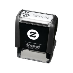 Snowflake Sarcastic Humour Self-inking Stamp