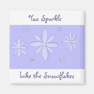 Snowflake Sayings Magnet