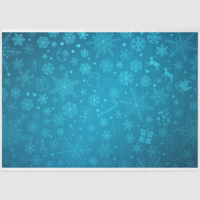 Snowflake Series 15 Design 3 Tissue Paper (Front)