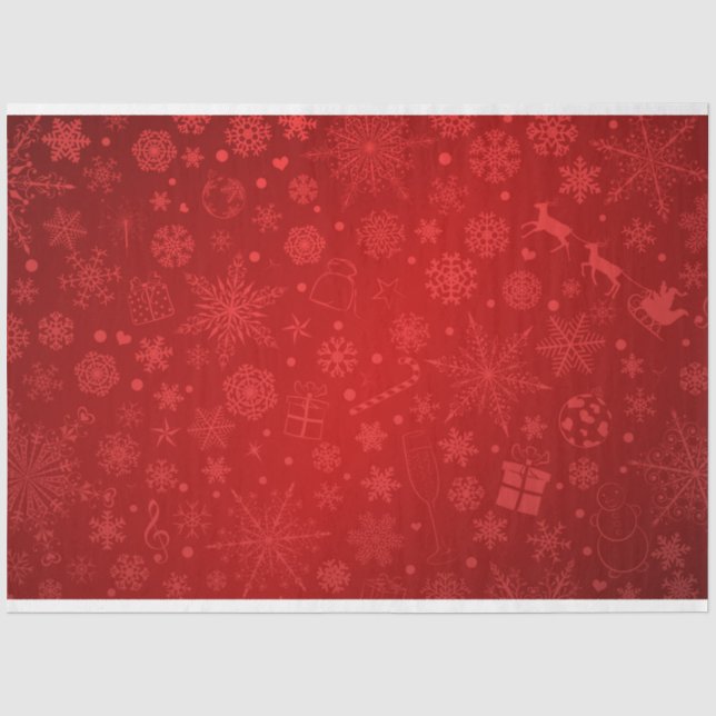Snowflake Series 15 Design 6 Tissue Paper (Front)