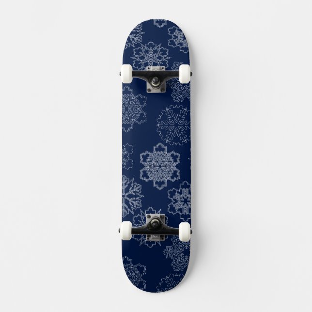 Snowflake Skateboard (Front)