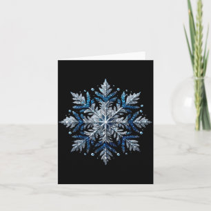 Snowflake Snow Merry Christmas Xmas Family Pajamas Card