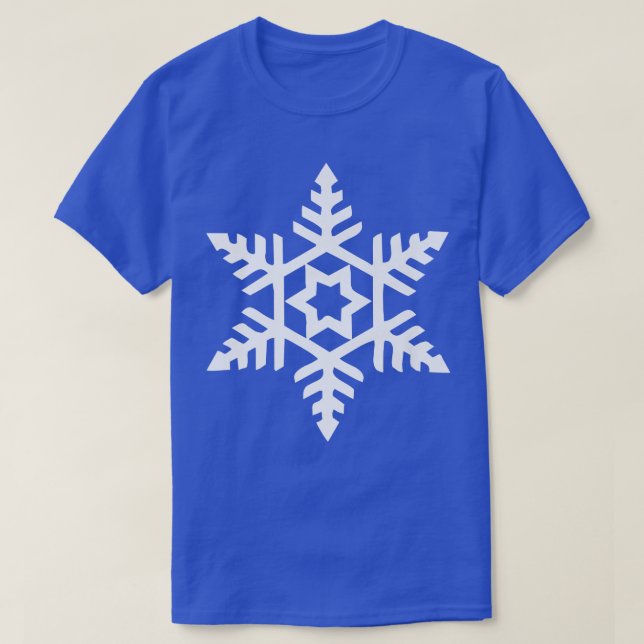 Snowflake Snow Winter  T-Shirt (Design Front)