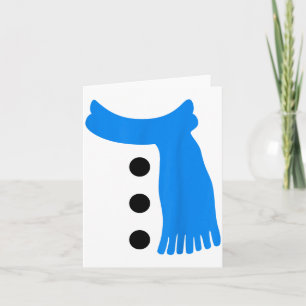 Snowflake Snowman Costumes Christmas Family Matchi Card