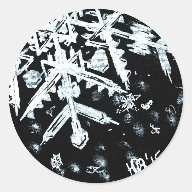 Snowflake Stickers (Front)