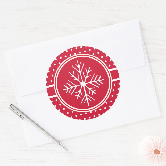 Snowflake Stickers (Envelope)