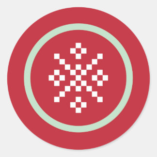 Snowflake Sweater Weather Sticker