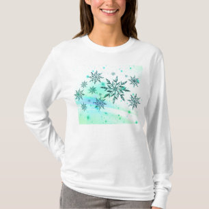 Snowflake swirl t-shirt