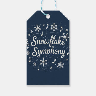 Snowflake Symphony Gift Tags