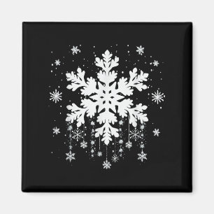 Snowflake Teacher Costume Matching Family Winter C Magnet