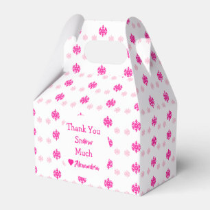 Snowflake Thank You Favour Box
