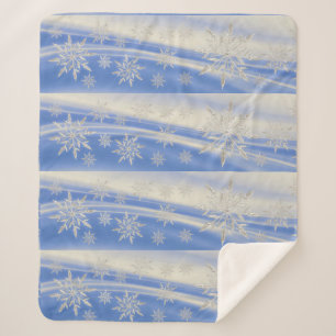 Snowflake throw blanket.