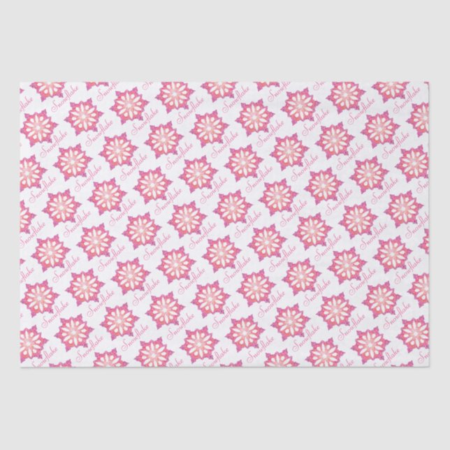 Snowflake tissue paper (Front)