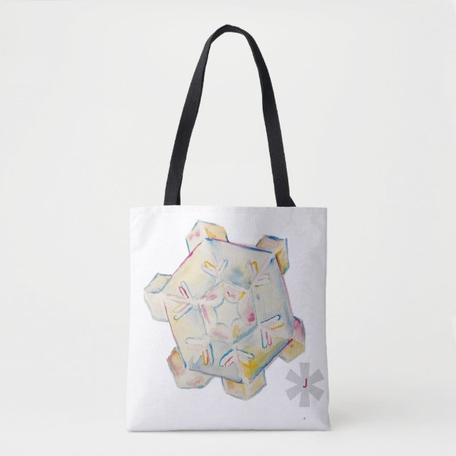 Snowflake Tote  Bag (Front)