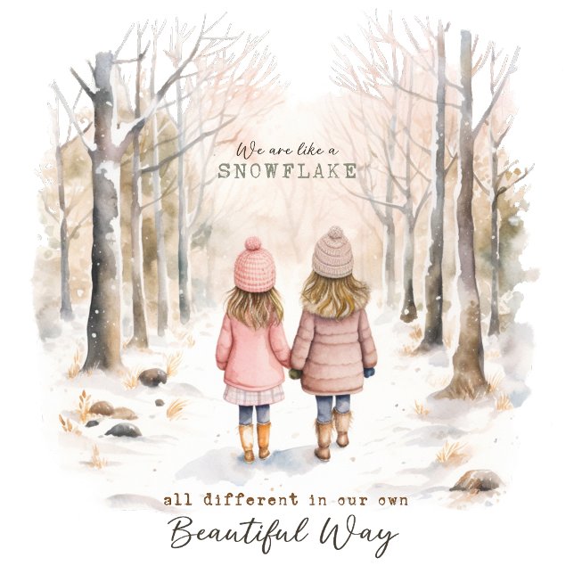 Snowflake  tree decoration card (Creator Uploaded)