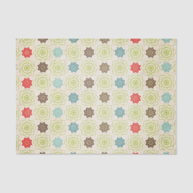 Snowflake Whimsy Tissue Paper (Front)