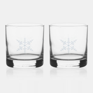 Snowflake Whiskey Glass