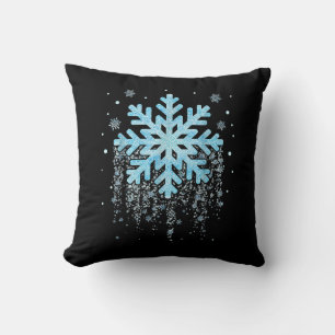 Snowflake Winter Christmas Matching Mens Womens Ki Cushion