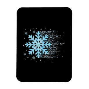 Snowflake Winter Christmas Matching Mens Womens Ki Magnet