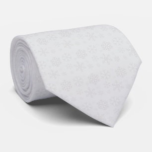 Snowflake Winter Christmas Pattern Tie