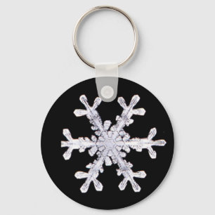 Snowflake Winter Snow Star Peace Love Destiny Key Ring