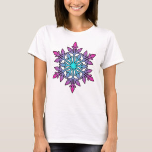 SNOWFLAKE-Winter Sports, Snowboard, Ski, Weather T-Shirt