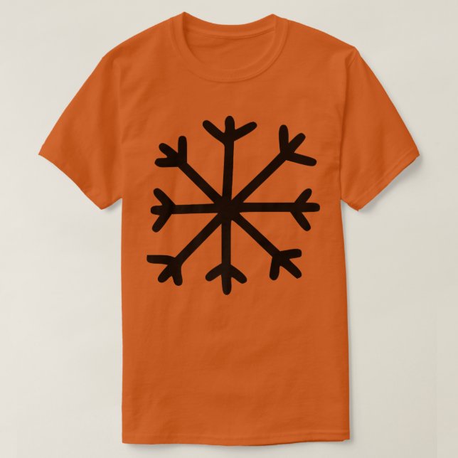 Snowflake Winter  T-Shirt (Design Front)