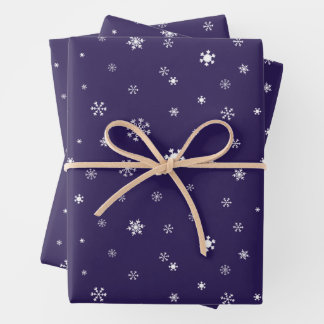 Snowflake Wrapping Paper Sheet