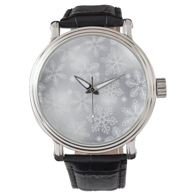 Snowflakes and lights watch (Front)