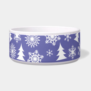 Snowflakes and Pine Trees Pattern