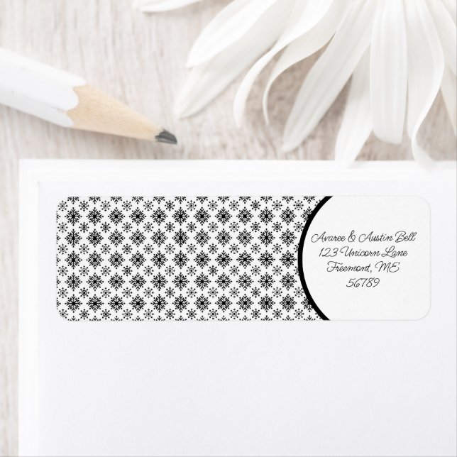 Snowflakes Black and White  (Insitu)