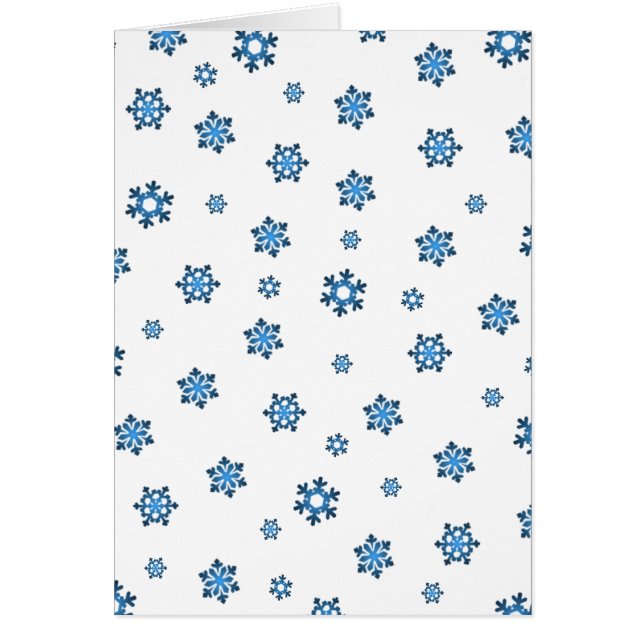 Snowflakes (Blue & Black) (Front)