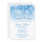 Snowflakes Blue White Winter Wonderland Sweet 16