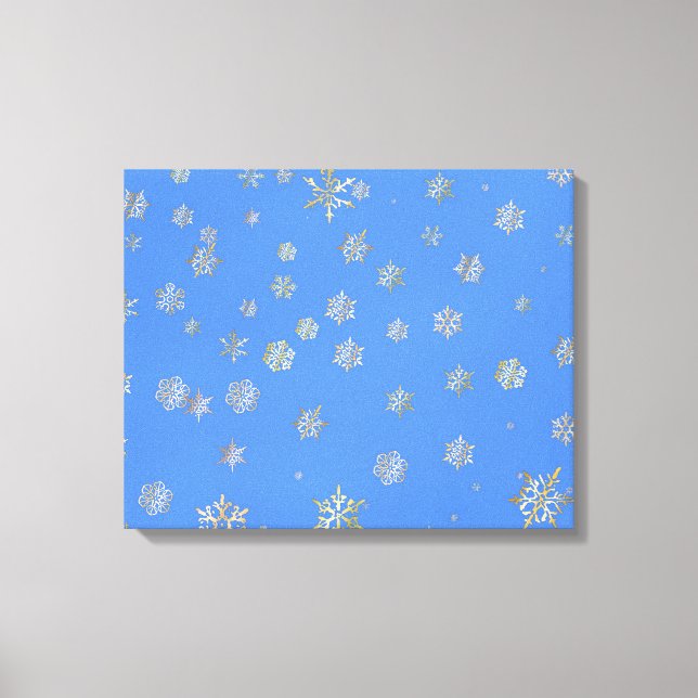 SNOWFLAKES CANVAS PRINT (Front)