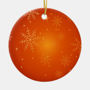 Snowflakes Ceramic Tree Decoration