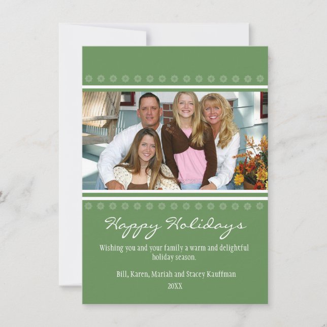 Snowflakes Christmas Card (Front)