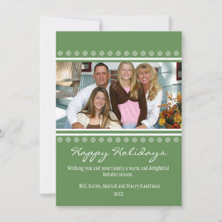 Snowflakes Christmas Card