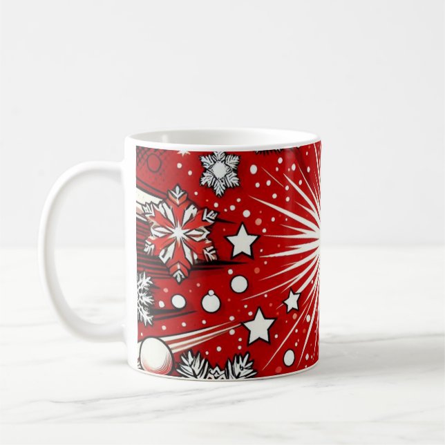 Snowflakes  coffee mug (Left)